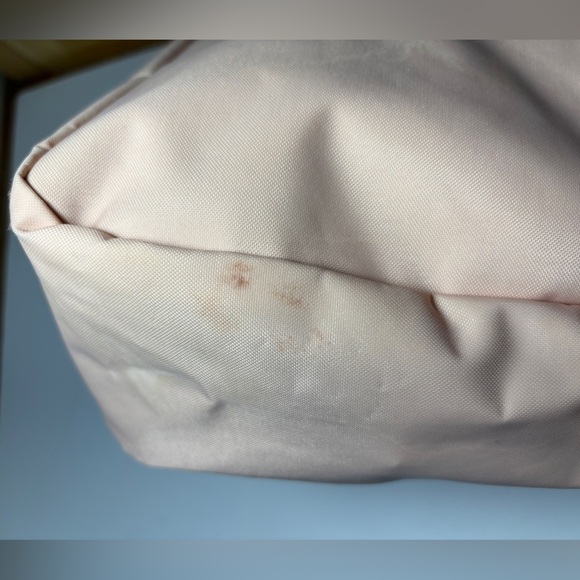 Longchamp Nylon Portfolio Salmon/Brown messenger adjustable Crossbody Bag - Picture 4 of 10